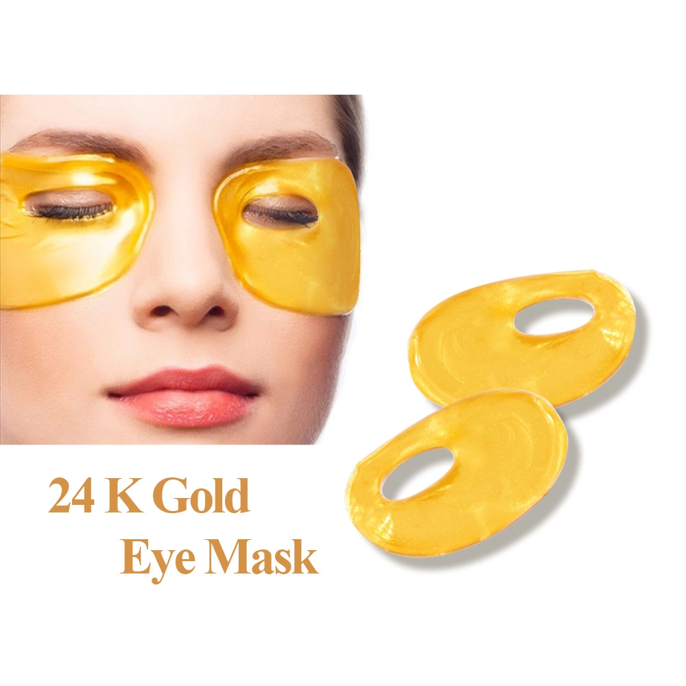 100% Natural Organic 24K Gold Gel Moisturzing Anti Wrinkle Whitenign Eye Mask