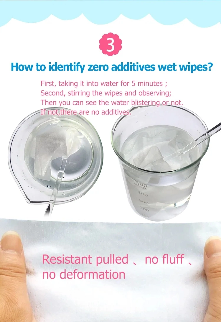 Hand Cleansing Wet Wipes/ Custom Single Wipes for Glass