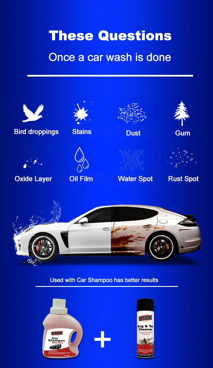 Automobile Car Bady Cleaning Liquid Spray Cleaner Wash Pitch Cleaner