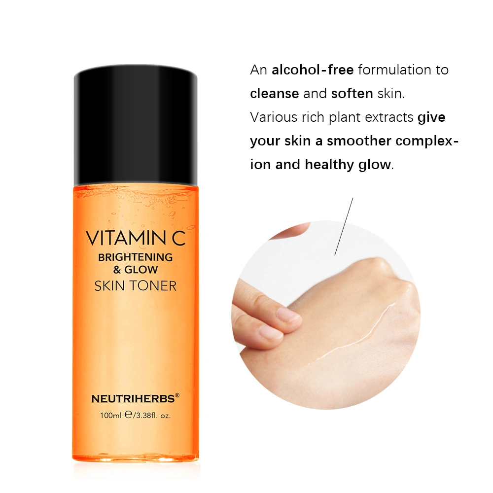 Private Label Custom Manufacturer Face Toner Vitamin C Skin Brightening Niacinamide Skin Care Vc Toner