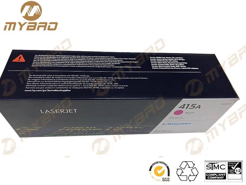 Geunine Original HP W2030/W2031/W2032/W2033A 415A Toner Cartridges for Printer HP PRO M454/479fdn