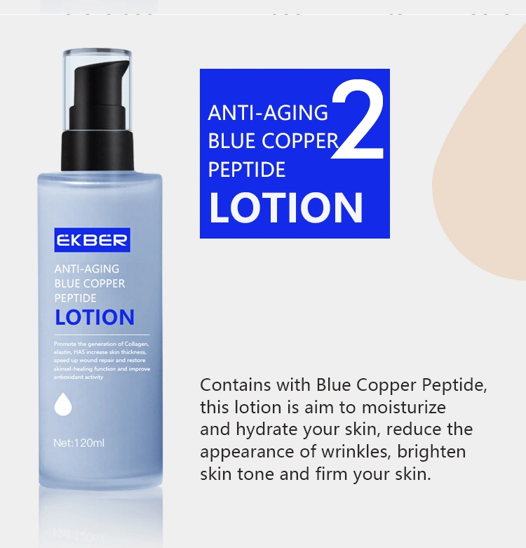 Customized Logo Skin Anti-Aging Moisturizing Brightening Toner Blue Copper Peptide Toner