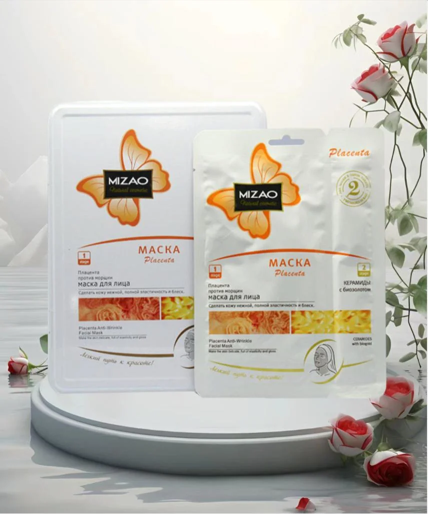 Meizao Placenta Anti-Wrinkle Face and Neck Mask Sheet and Cream