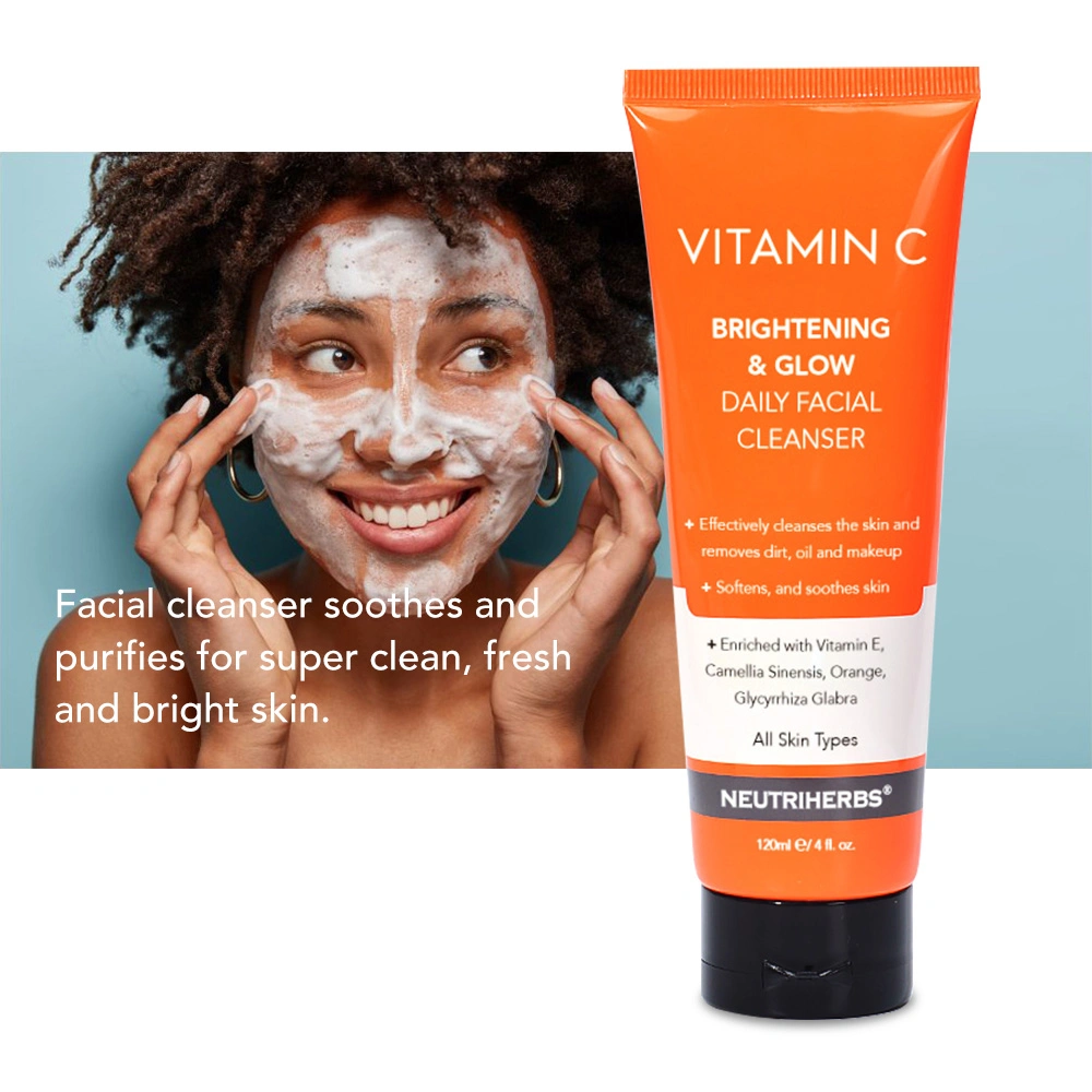 Wholesale Private Label Vitamin C Moisturizing Hydrating to Foam Cleanser