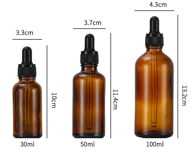 250ml 500ml Glass Bottle Factory Amber and Clear Moulded Serum Glass Vial