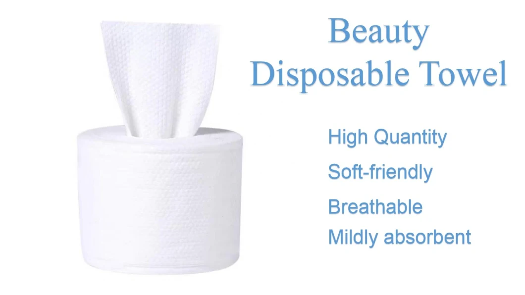 Disposable Pure Cotton Facial Soft Towel Disposable Tender Dry Facial Wipes Removable Towel