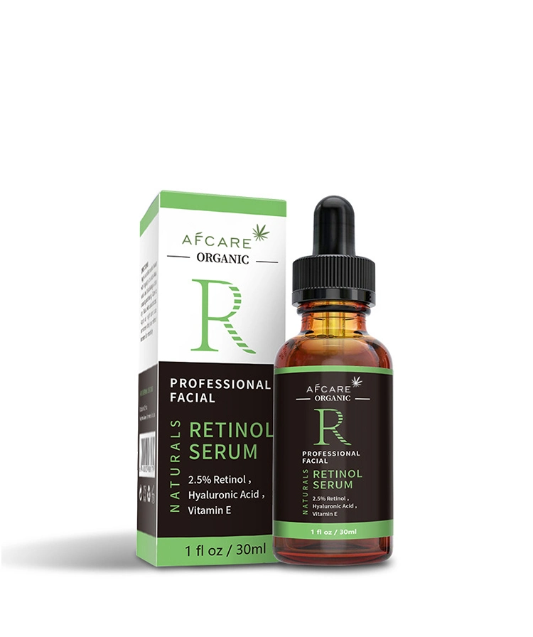 2.5% Pure Retinol Vegan Organic Brightening Anti Wrinkles Anti-Aging Facial Retinol Serum