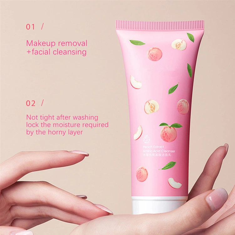 Custom Amino Acid Skin Facial Cleanser Foam Face Wash Mousse Makeup Removal