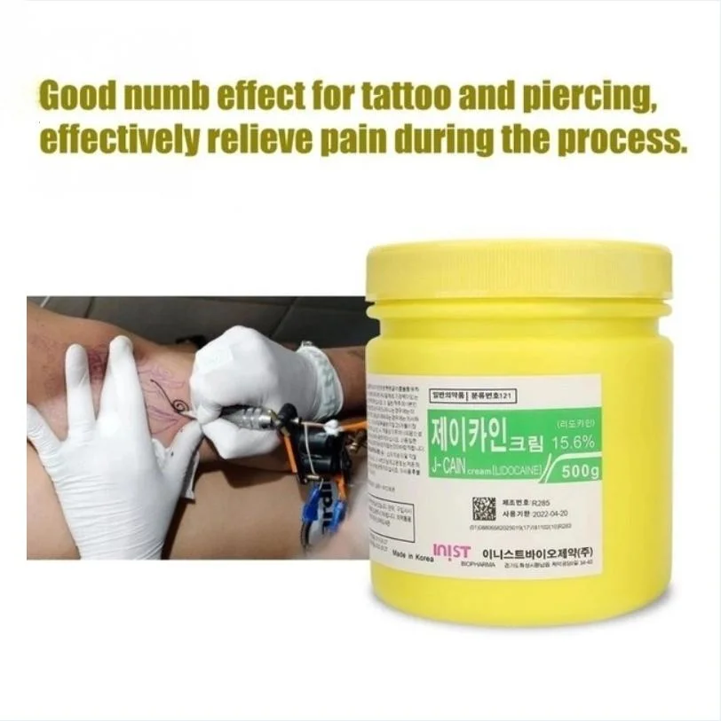 Permanent Body Skin J-Cain Numbing Cream Ointment Topical Anesthetic Tattoo Microneedling Serum Natural Lidocaine