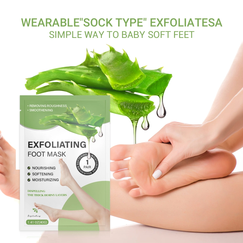 Manufacturer Price Aloe Vera Nourishing Moisturizing Skin Peeling Foot Sheet Mask &amp; Foot Peel Mask