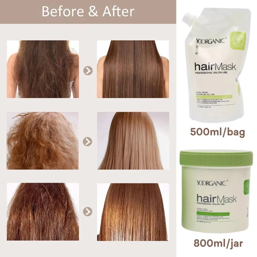 Yoorganic High Quality Professional Salon Use Collagen Hair Care Cream Treatment Repair Hair Mask 800ml