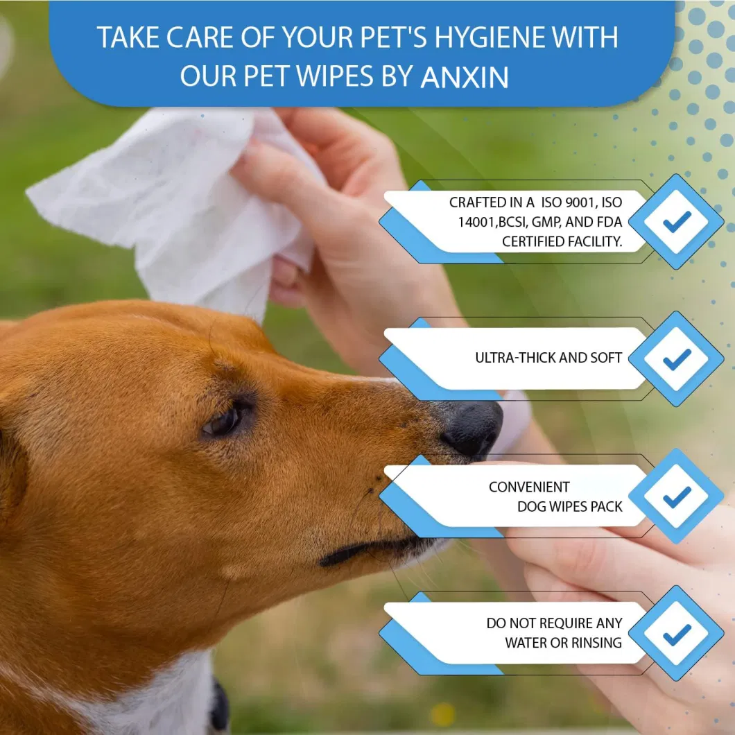 Disposable Home Use Pet Wipes Cleansing Wipes Organic Dog Cat Ear Eye Clean Grooming Dog Wet Wipes