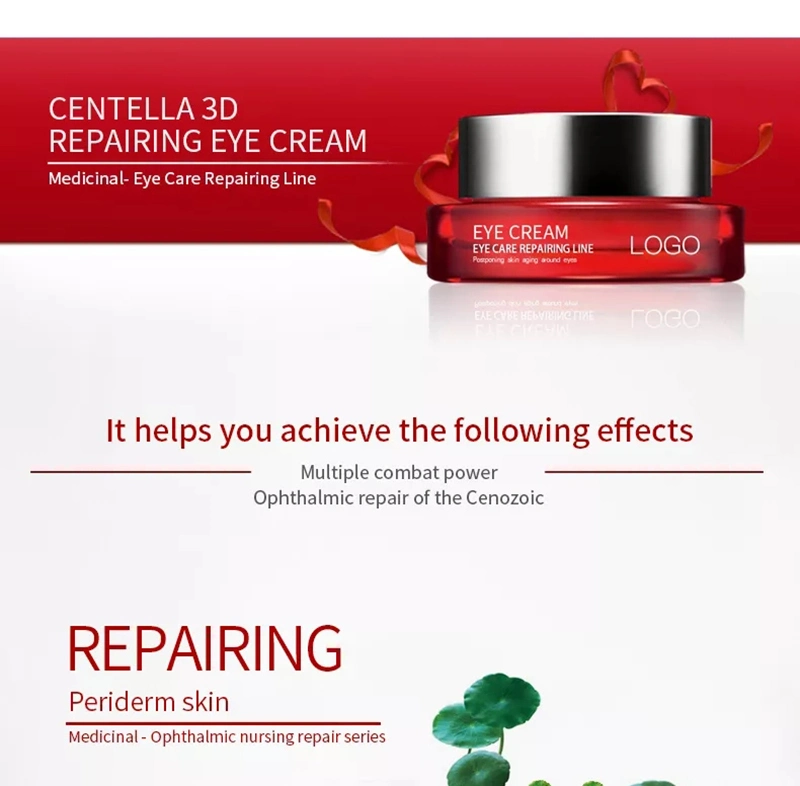 OEM Make Own Logo Brand Anti-Wrinkle Moisturizer Anti-Aging Repairing Natural Organic Collagen Eye Cream