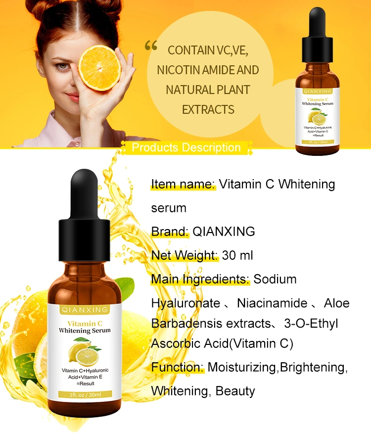 Beauty Glowing Skin Care Brightening Whitening Nicotinamide Vitamin C Face Serum