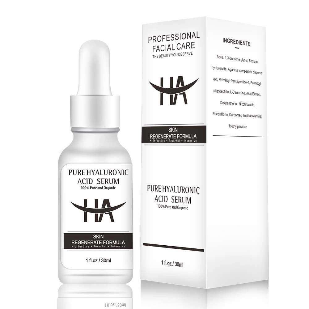 Premium Vegan Anti Wrinkle Moisturizing Hydrating Facial Hyaluronic Acid Face Serum