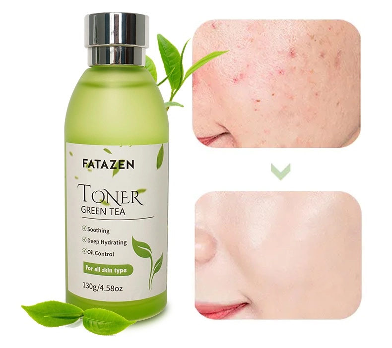 Deep Moisturizing Oil Control Reduce Acne Marks Green Tea Facial Hydrating Toner