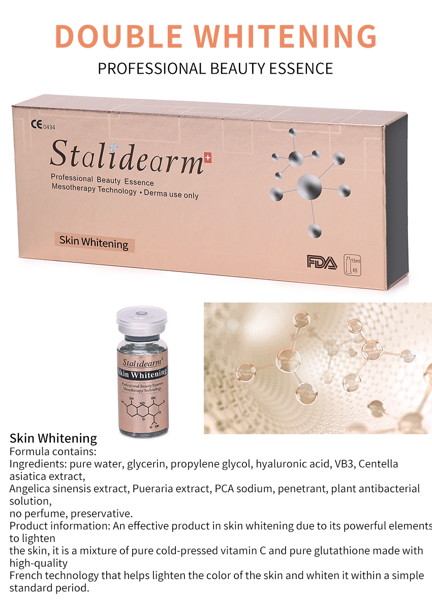 Beauty Products OEM Skin Care Hyaluronic Acid Essence Whitening Brightening Private Label Facial Ampoules Serum