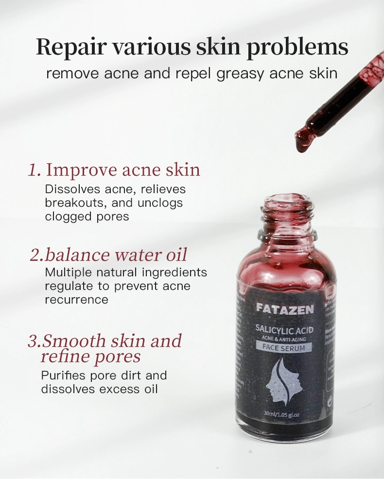 2% BHA Multivitamins Moisturizing Brightening Non-Sticky Texture Salicylic Acid Facial Serum