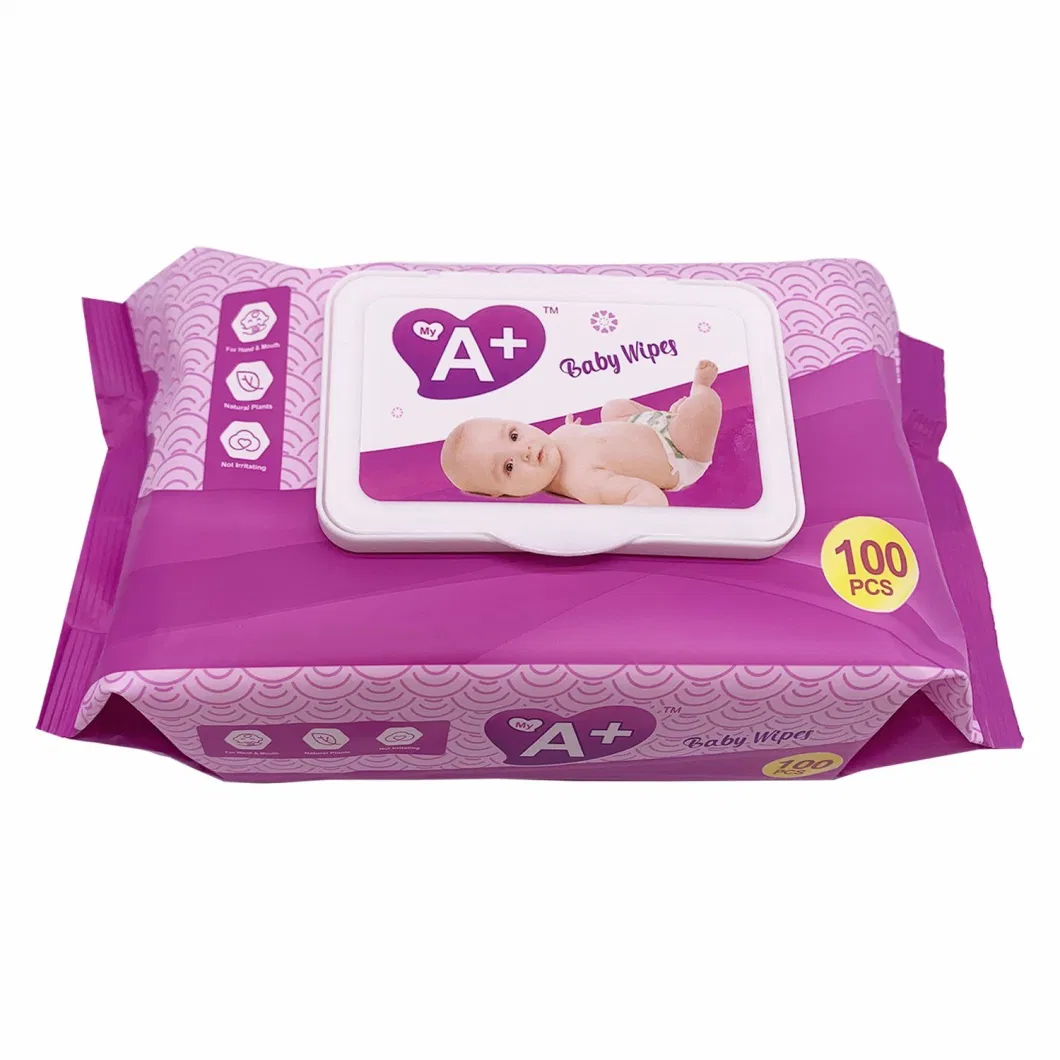 Custom Wet Wipes Factory Wholesale Cheap Alcohol Free Wet Towel Disposable Cleaning Baby Wet Wipe