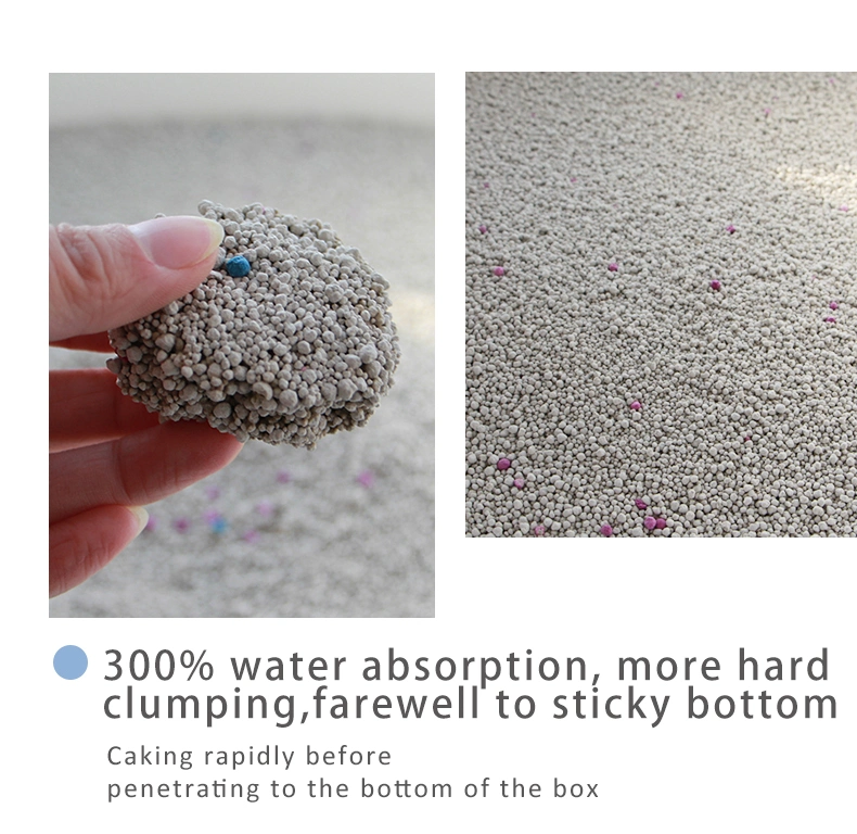 New Natural Bentonite Activated Carbon Cat Litter Bentonite Clay Cat Litter