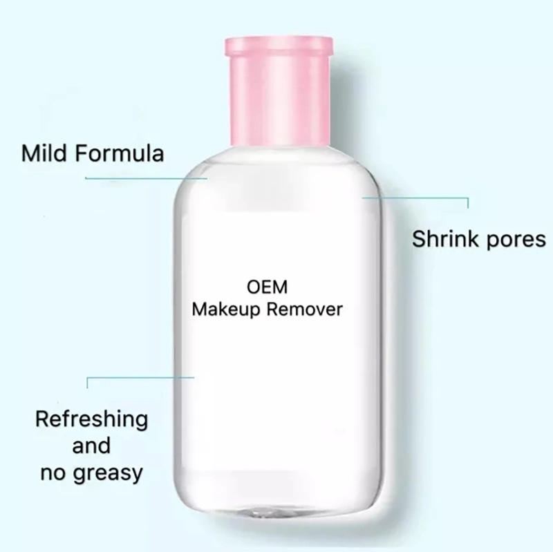 OEM Private Label Cleansing Water All-in-1 Water Based Oil Free Non-Irritating Eye Makeup Remover