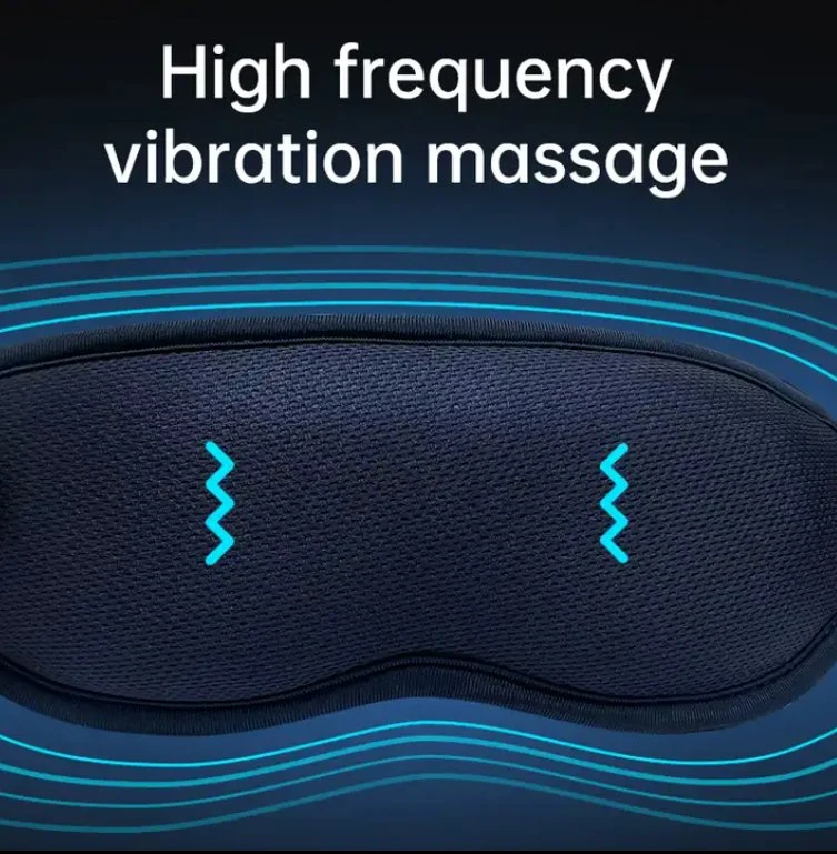 Electric Heating Eye Mask Vibration Eye Massager Cool Warm Compress Sleeping Mask Relieve Fatigue