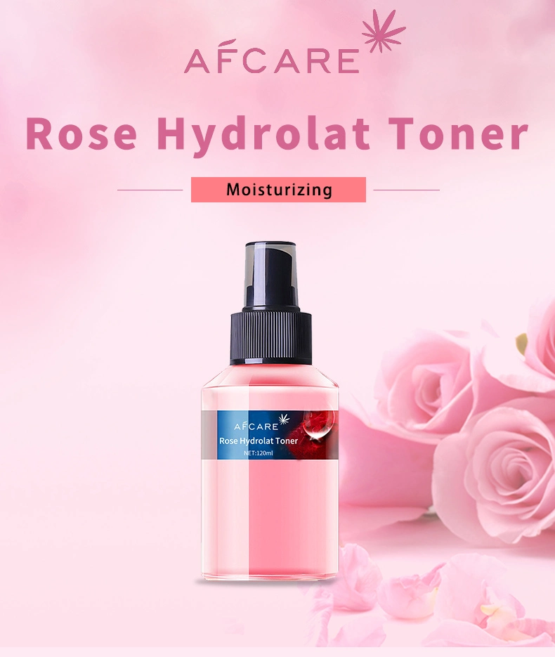 High Quality 100% Organic Rose Water Spray Brightening Spray Hydrating Toner Skin Care Face Toner Aha