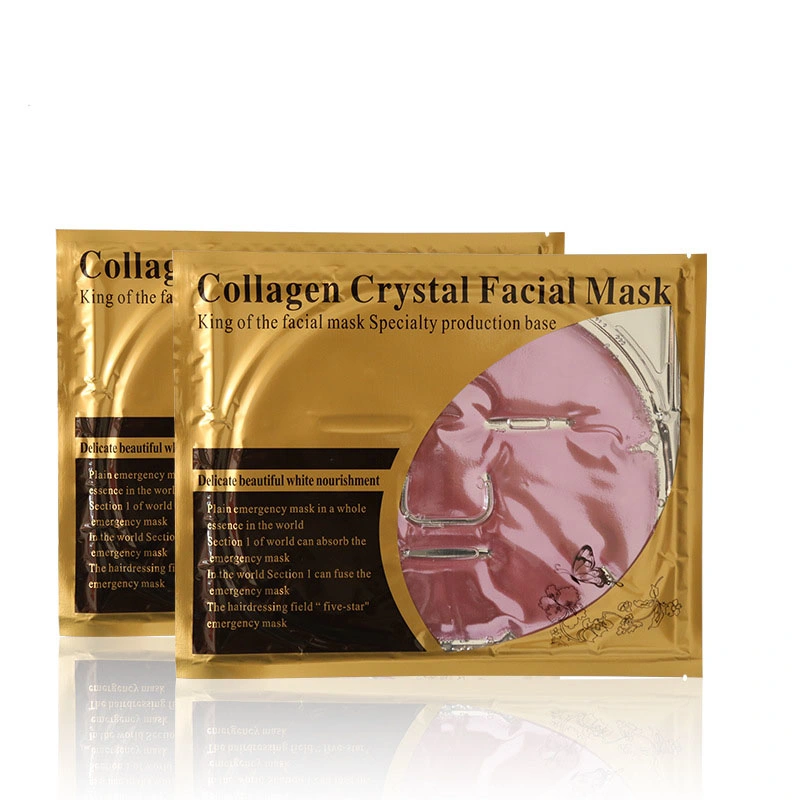 Wholesale OEM Gold/Pink/White/Black Color Natural Collagen Gel Sleeping Crystal Facial Mask