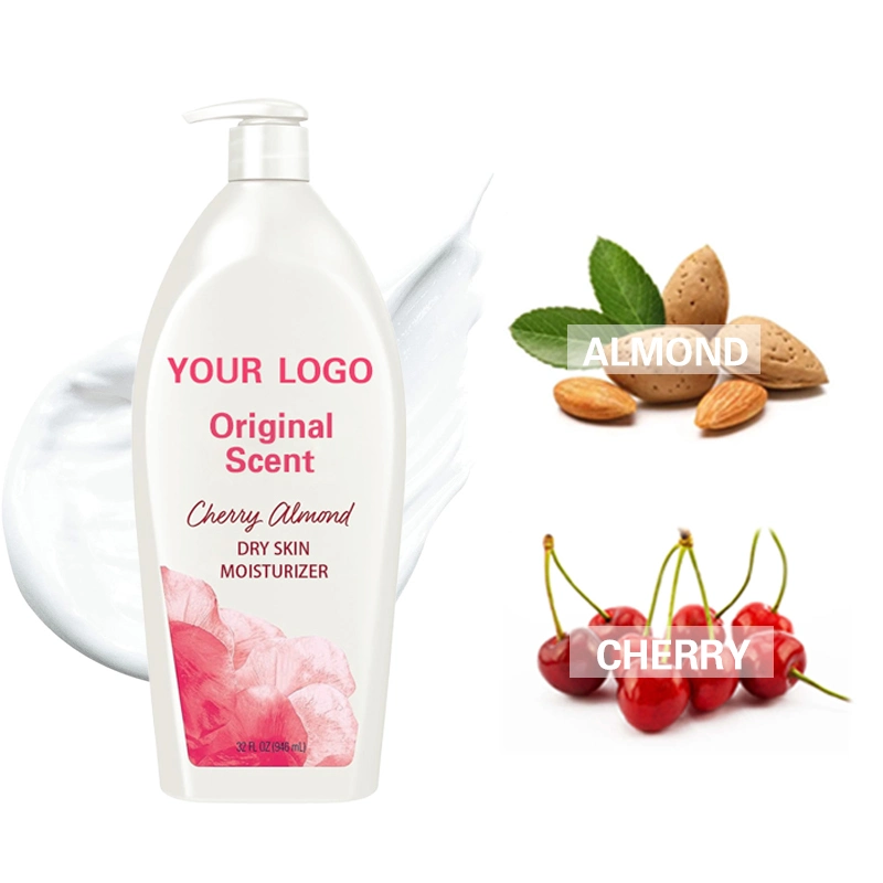 Original Cherry Almond Dry Skin Body Lotion Non-Greasy Revitalizes Age Defying All in One Hand and Body Moisturizer