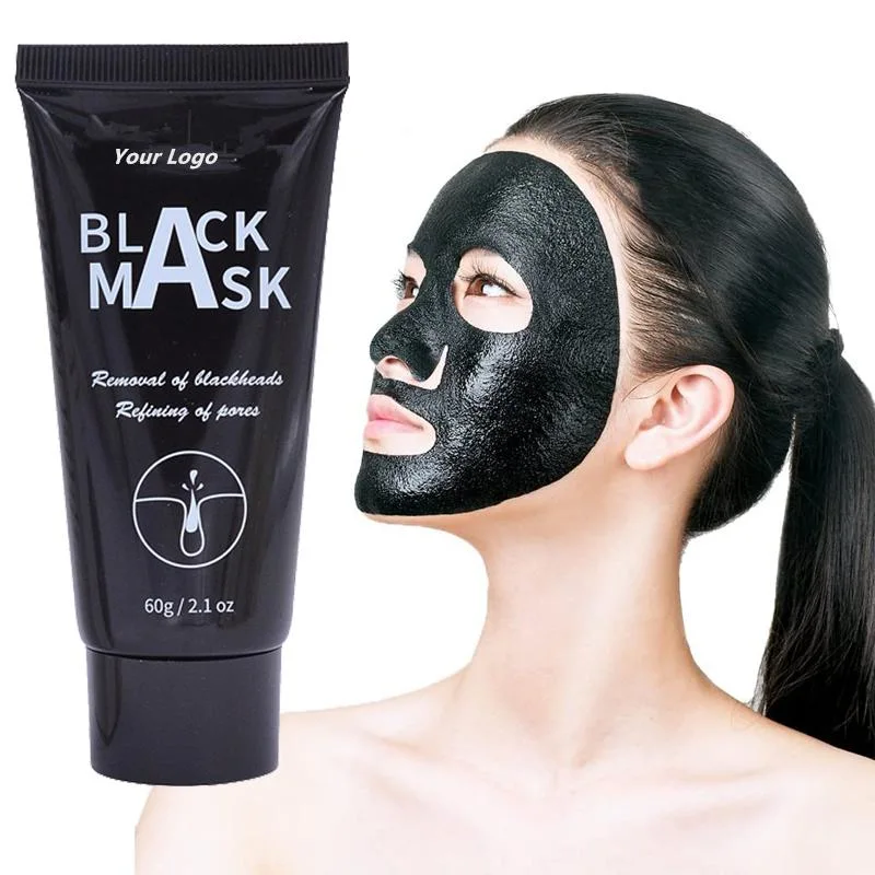 Private Label Face Skin Acne Treatment Face Mask Deep Cleansing Peel off Face Mask and Nose Charcoal Blackhead Remover Mask