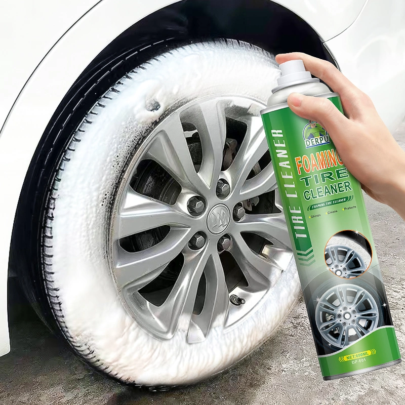 Car Accessory Care Detailing Product Tire Surface Stain Remover and Shine Protector Tire Foam Cleaner