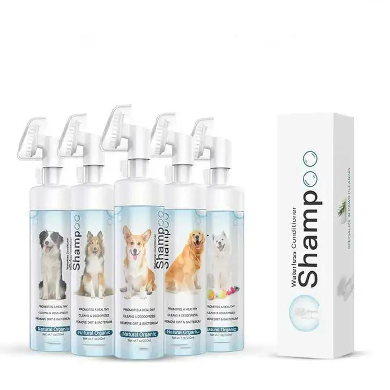 Private Labeling No Rinse Anti-Infection Dog and Cats Waterless Pet Paws Cleansing Foam