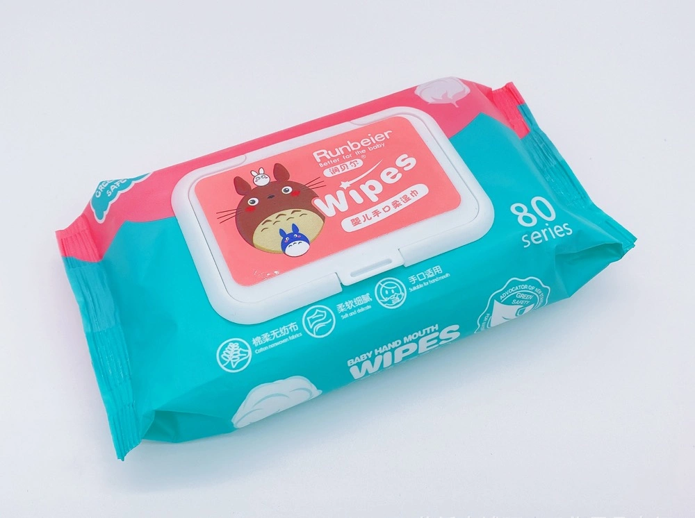 Infant Facial Wipes Hand Products 80 Serise Pack Baby Wipes