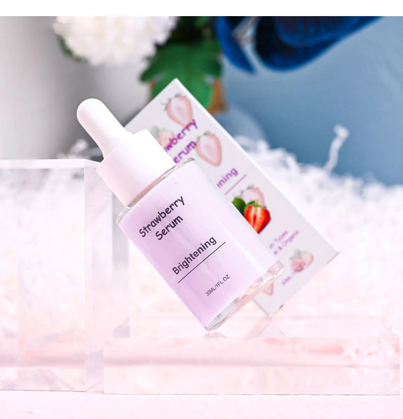 Aixin Organic Fruits Serum Skin Care Vitamin C Brightening Strawberry Face Milk Serum