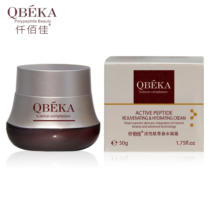 Qbeka Active Peptide Rejuvenating &amp; Hydrating Cream Moisturizer Skin Absorbs Moisture Fully