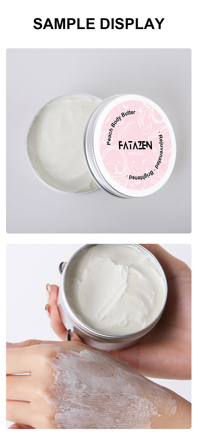 Hot Selling Hydrating Moisturizing Exfoliating Improving Chicken Skin Body Coconut Oil Cream