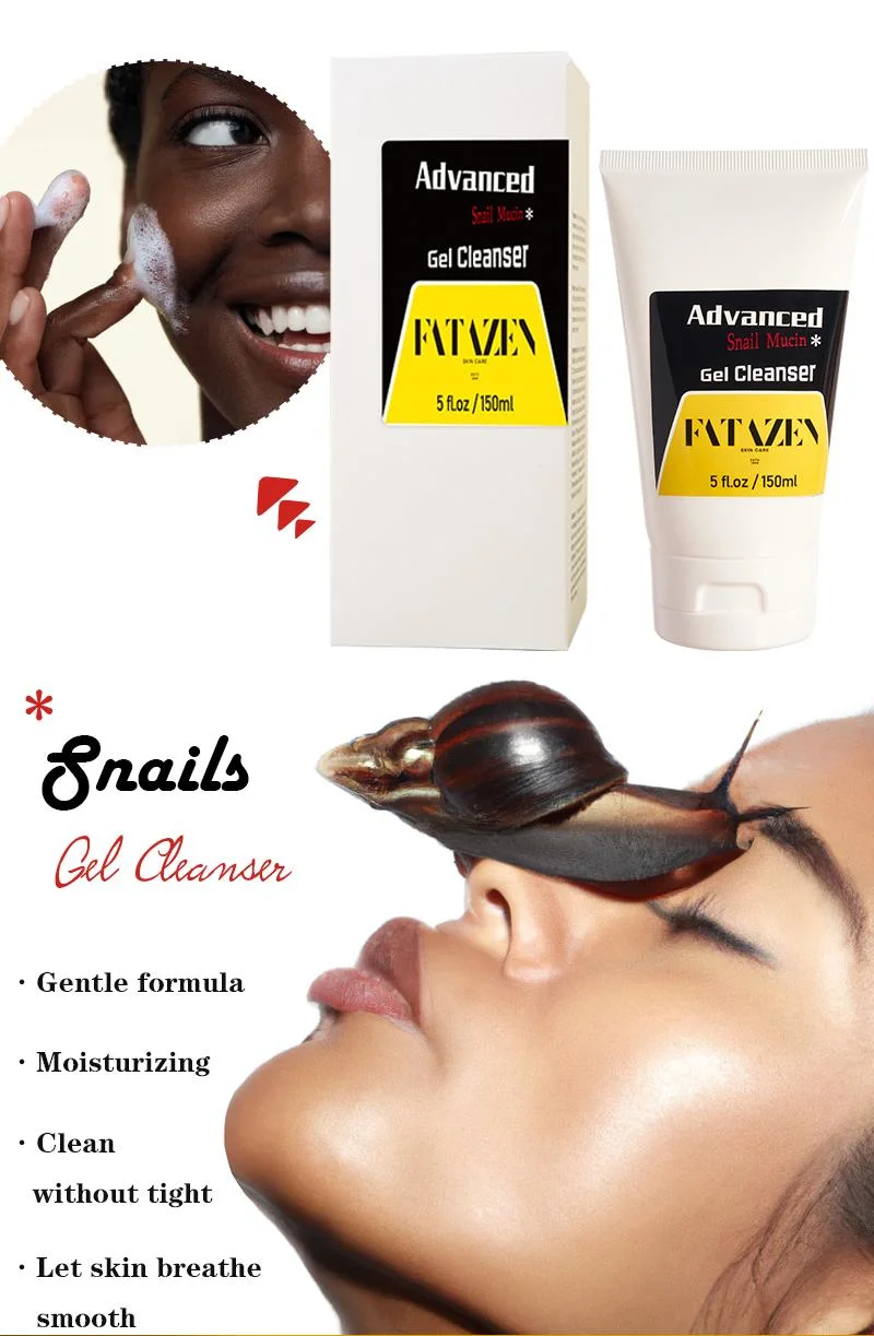 Deep Cleansing Moisturizing Anti Acne Treatment Smoothing Foaming Snail Facial Cleanser