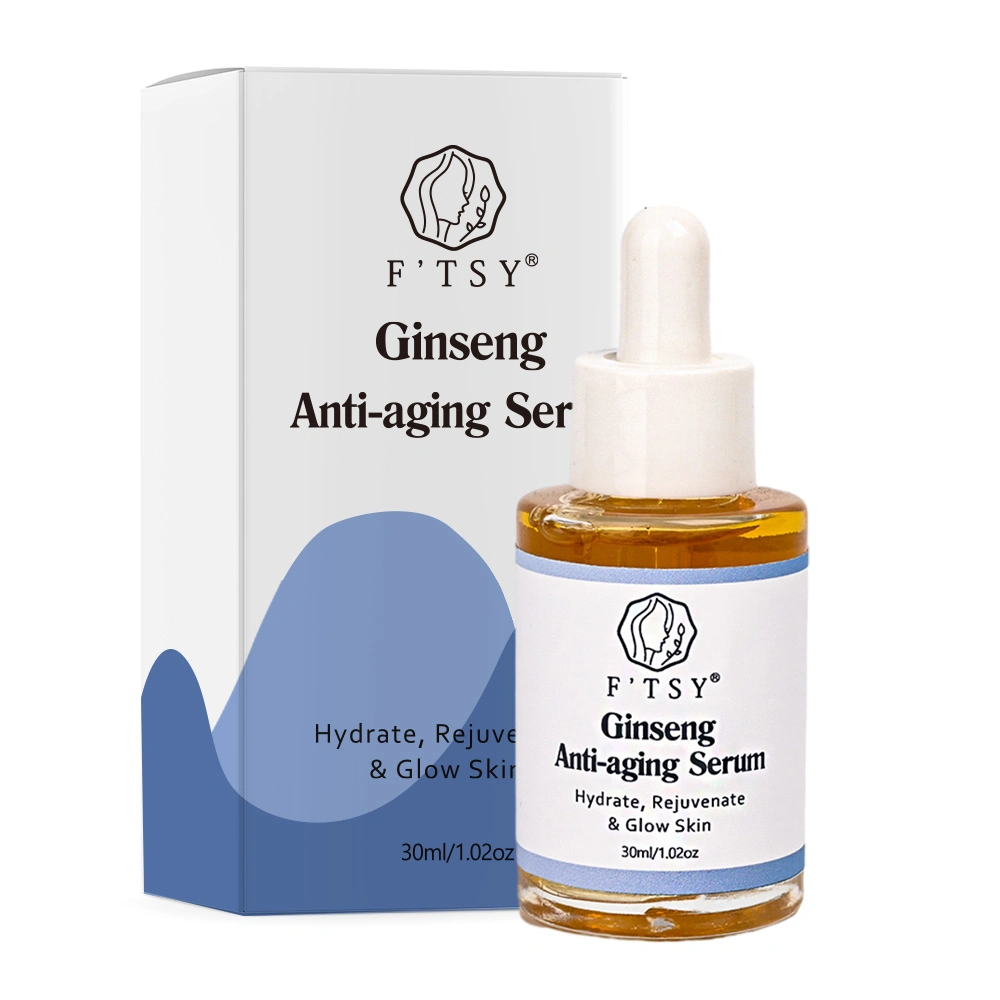 OEM Factory Ginseng Hydrate Rejuvenating Skin Anti-Aging Glowing Facial Serum