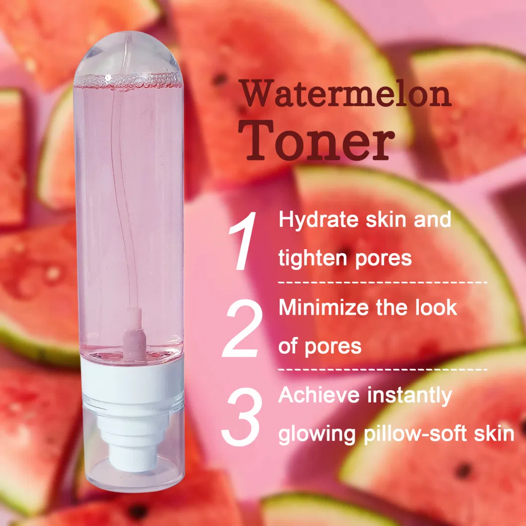 Cosmetics Organic Beauty Moisturizing Vitamin E Skin Care Toner Spray Watermelon Water