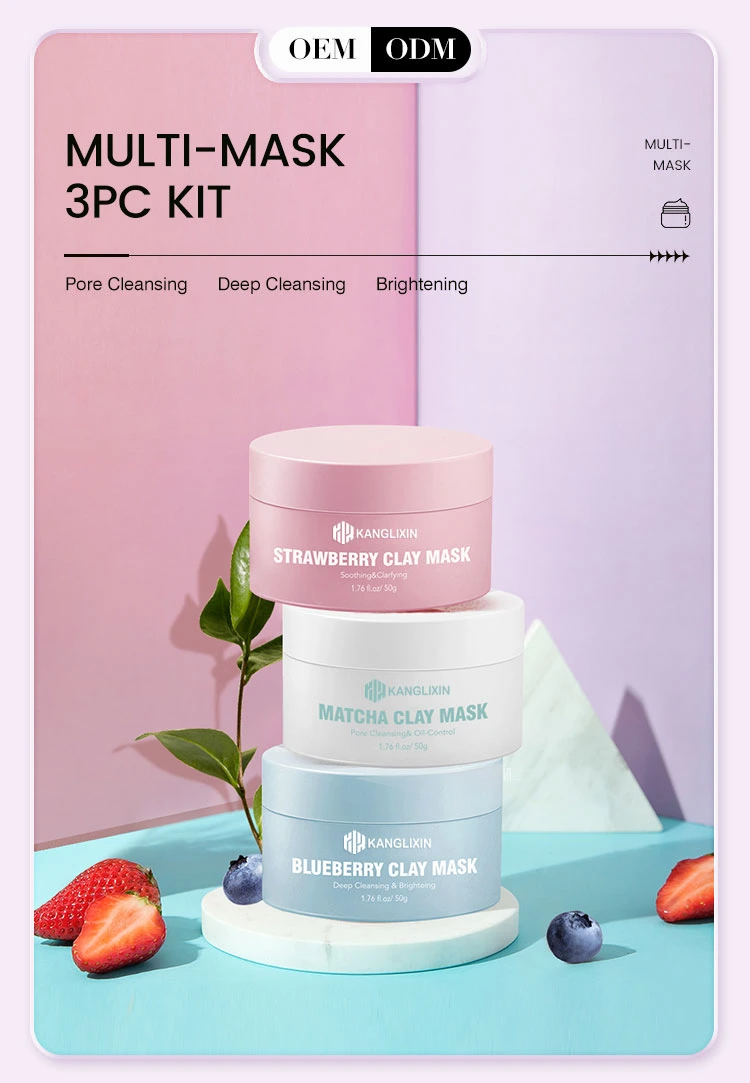 Face Care Deep Into Pores Absorb and Nourish Face Care Glacier Clay Mask Kit