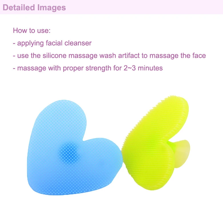 Soft Silicone Facial Face Wash Brush Silicone Face Brush Cleanser