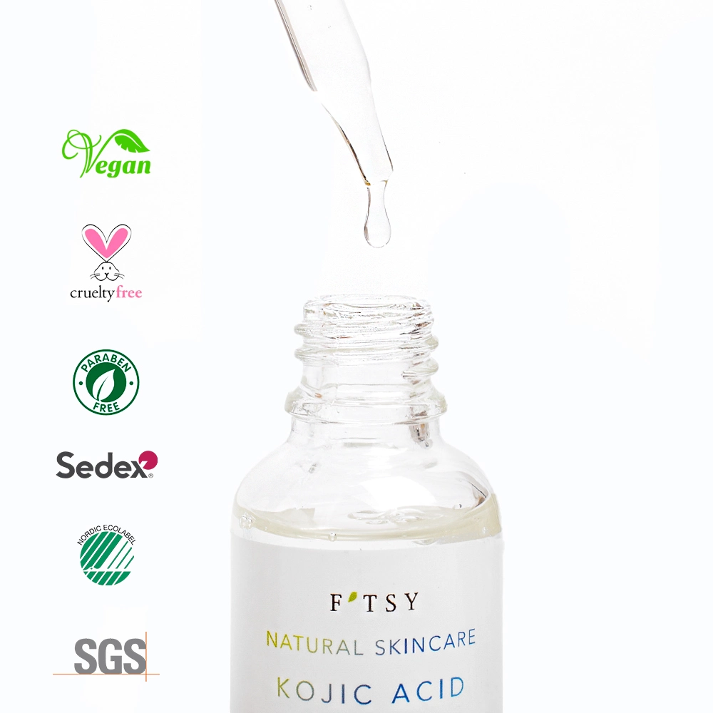 Custom Logo 5 in 1 Vitamin C Whitening Moisturizing Nourishing Anti Age Whitening Facial Kojic Acid Serum