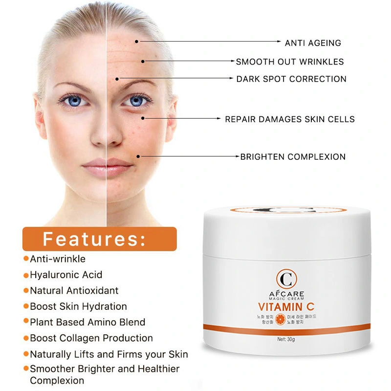 Vitanin C Cream Anti-Aging Fade Fine Lines Improve Skin Lighetening