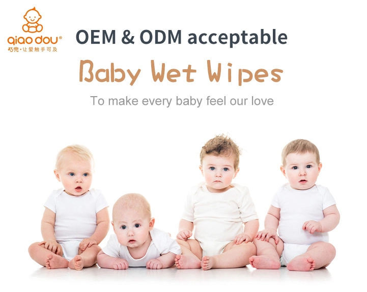 China Manufacturer Daily Use Cleaning Disposable Baby Facial Wet Wipes