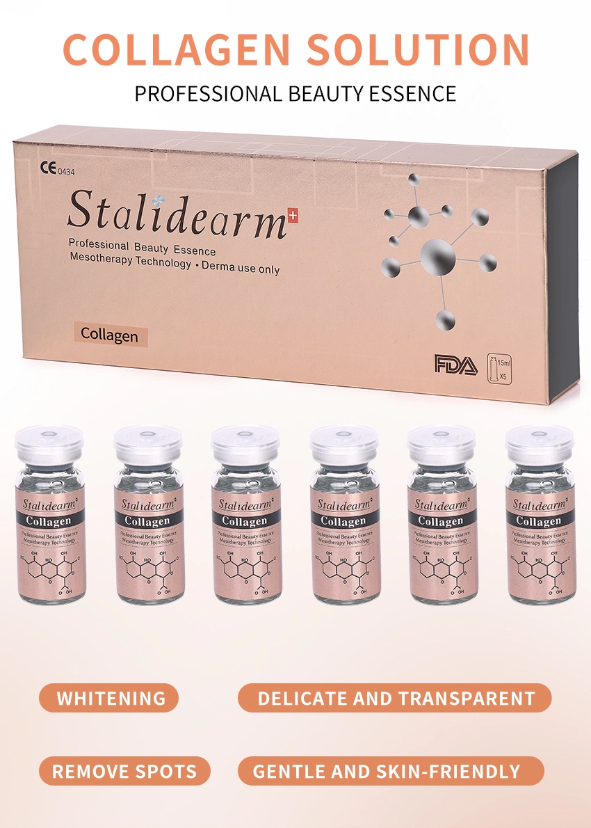 OEM Skin Care Mesotherapy Serum Private Label Stalidearm Collagen Brightening Vitamin C Face Serum