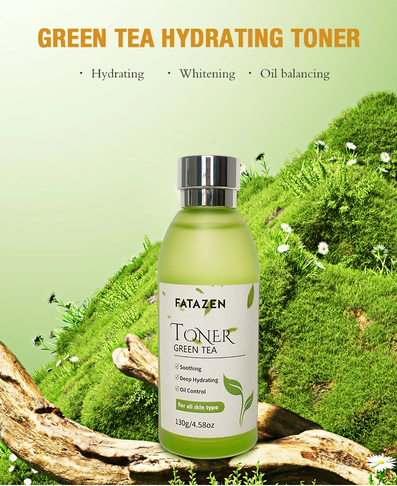 Deep Moisturizing Oil Control Reduce Acne Marks Green Tea Facial Hydrating Toner