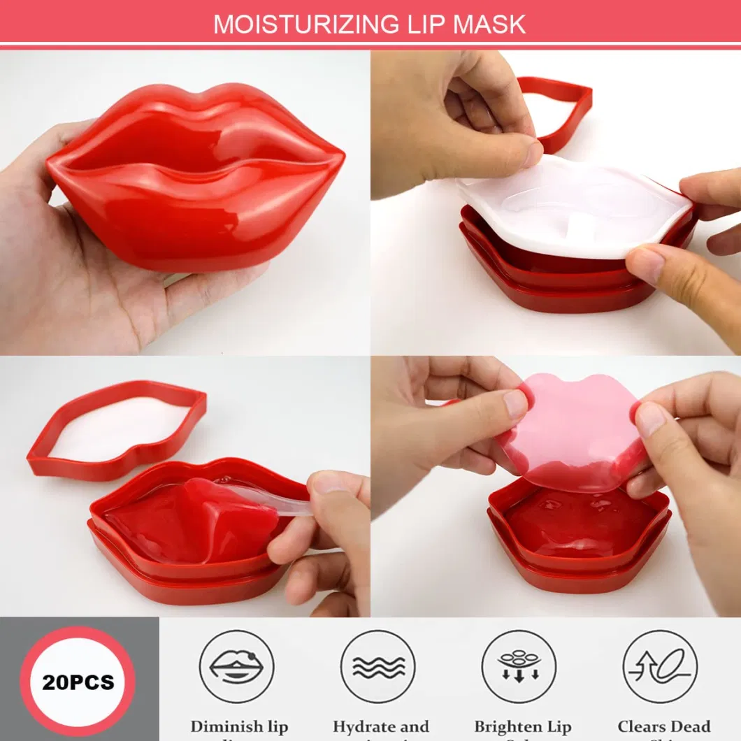 High Quality 20PCS Moisturizing Lip Mask with Vitamin C for Dry Lips