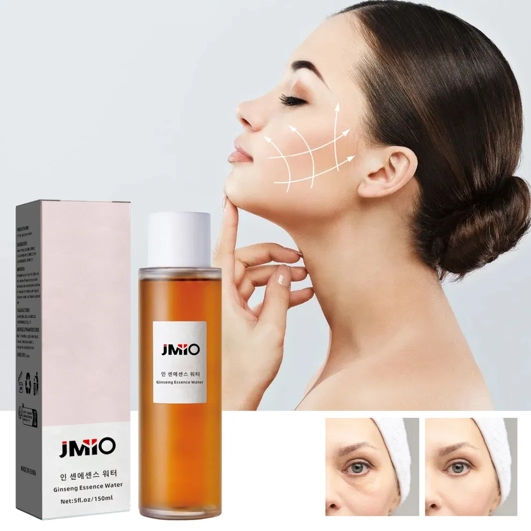 Wholesale Price Low MOQ Moisturizing Skin Care 150ml 5 FL. Oz Whitening Lightening Dry Dull Facial Ginseng Essence Water Hydrating Face Toner