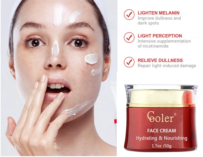 Hot Sale Private Label Skin Care Natural Organic Brightening Repairing Moisturizing Vitamin C Face Cream