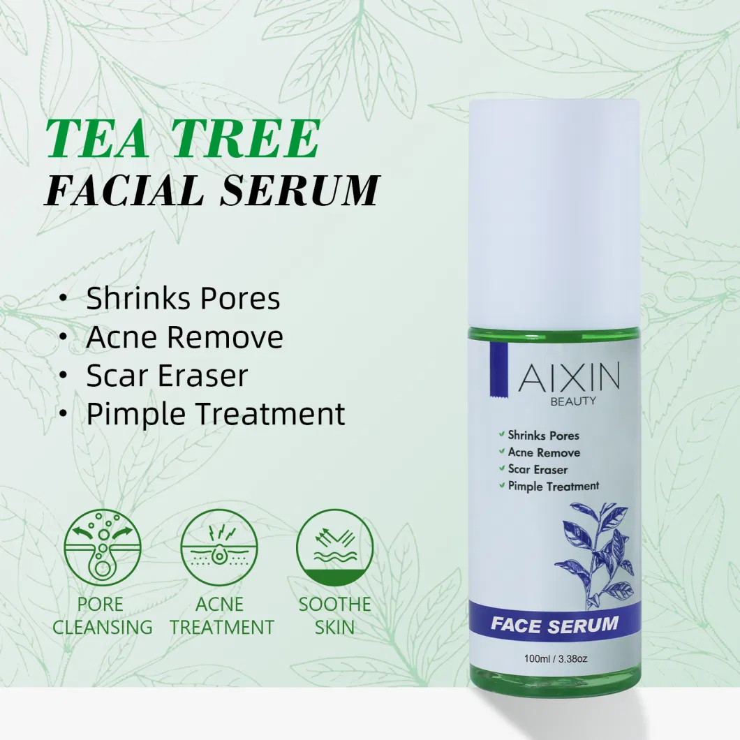 Private Label Nourishing Anti Acne Aging Tea Tree Facial Serum